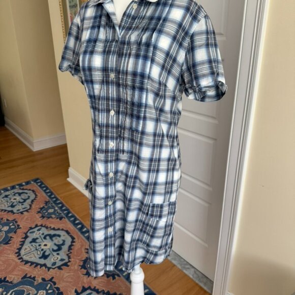 Lucky Brand Button Down Plaid Dress - Picture 6 of 9